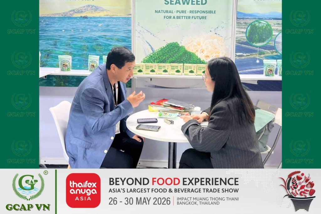 GCAP VN tại THAIFEX – Anuga Asia 2026: Đưa Rong Nho Việt Nam Đến Gần Hơn Với Thị Trường Quốc Tế 5 2