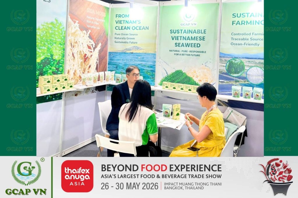 GCAP VN tại THAIFEX – Anuga Asia 2026: Đưa Rong Nho Việt Nam Đến Gần Hơn Với Thị Trường Quốc Tế 4 3
